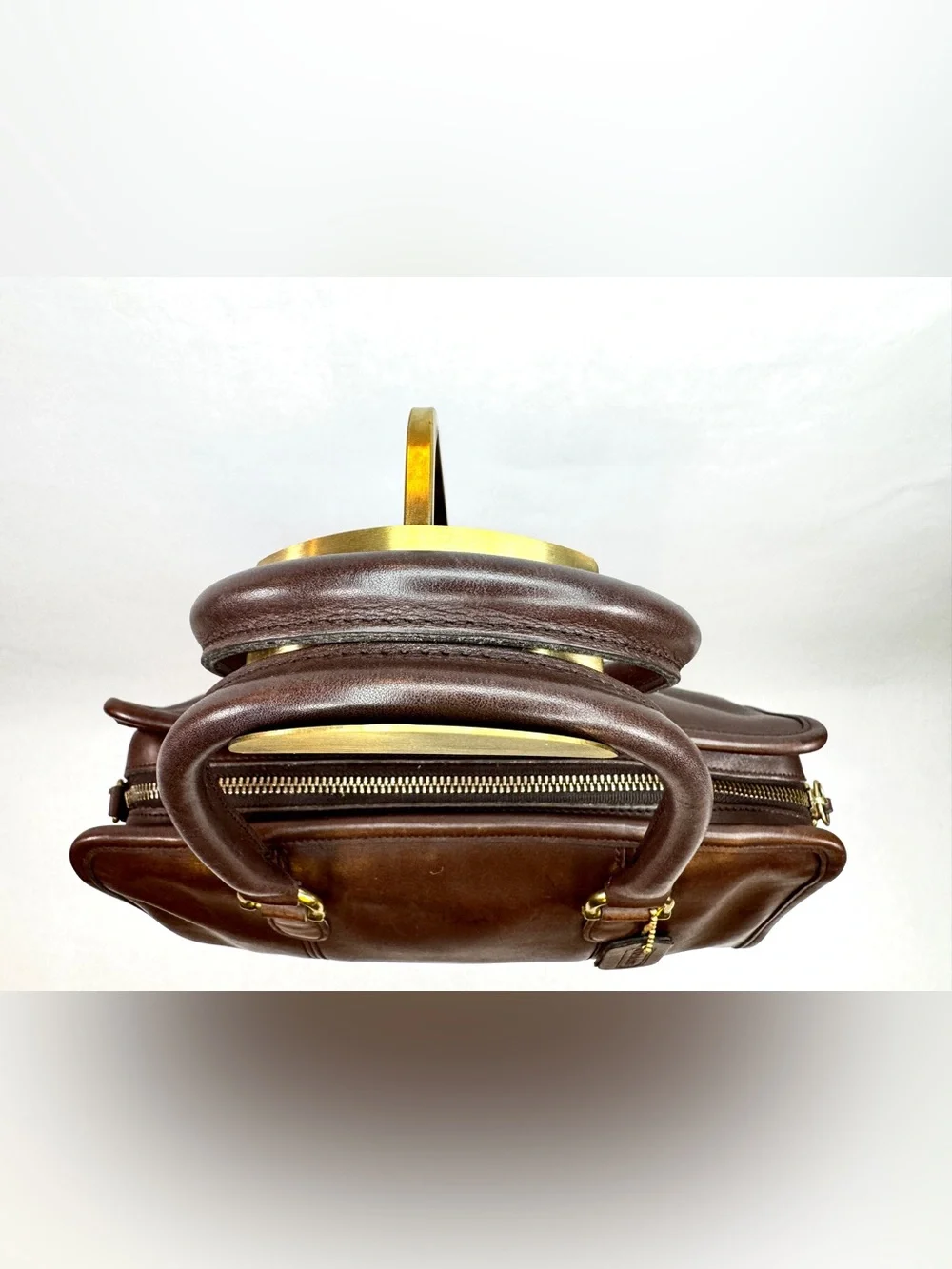 Vintage Coach 9871 Lexington Brown Leather Doctor Satchel USA Briefcase Purse